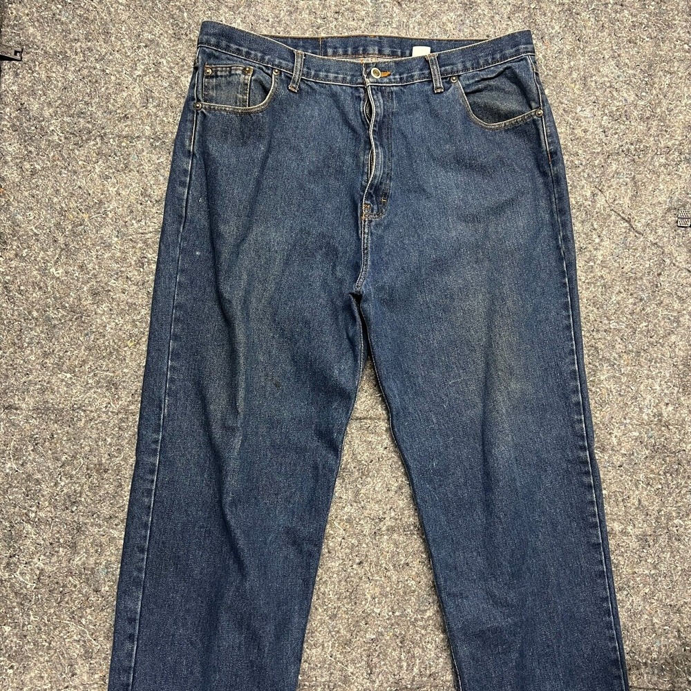 PACE Jeans Mens 38x30 Dark Wash‎ Straight Leg Denim Pants Casual Workwear
